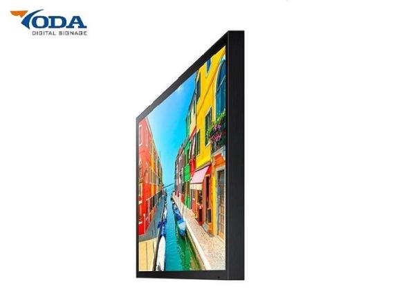 Wall Mounted Digital Signage Outdoor Advertising White Black Silver Digital
