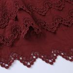 Underwear Garment Embroidery Lace Fabric