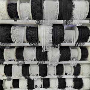 Wholesale Polyester White Embroidered Lace 3d Flower Guipure Lace Embroidery Fabric from china suppliers