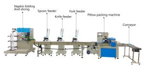 Wholesale Automatic Disposable Paper Cutlery Machine For Bbq / Birthday Party Tableware from china suppliers