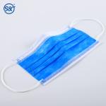 S&J disposable medical surgical face mask 3-ply non woven protective colorful