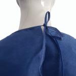 SMS PP Nonwoven Fabric Disposable Patient Gown Eco Friendly Blue Hospital Gown