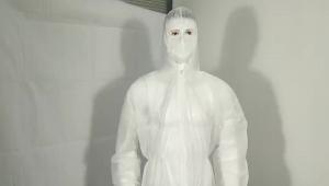 China PP SMS Disposable Protective Coverall Men Womens Insulated Coveralls With Hood on sale