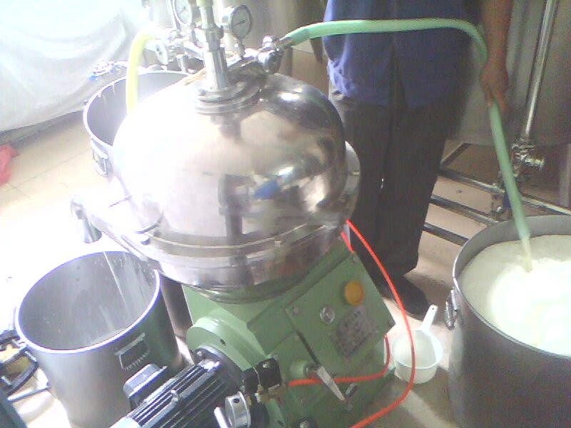 Centrifugal Cream Milk Separator Machine Skimmed Milk Machine SS304