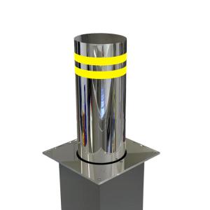 Wholesale Roadway Security Semi Automatic Rising Bollard Vehicle Access Control Retractable from china suppliers