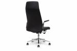 Black PU Leather Revolving Chair Executive Manager Office Chair