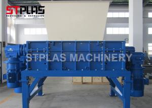 Wholesale bottle /food /waste plastic /tire Multipurpose industrial four-shaft rotary shear shredder from china suppliers