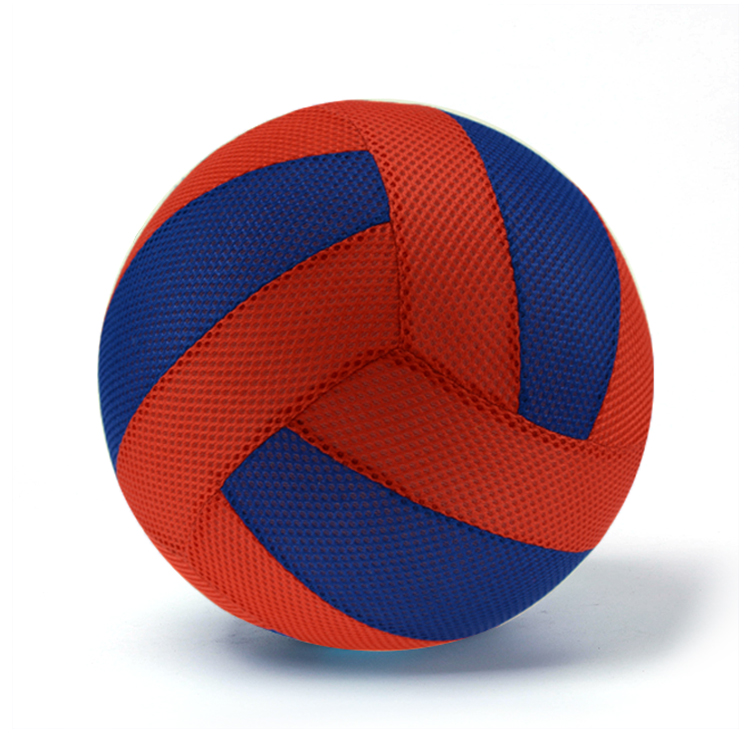 Unisex 50cm Neon Mesh Inflatable Volleyball Cloth Toy Ball for Recreational Play