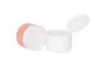 Face Body PP 100g Flip Cap Od 72mm Skin Care Cream Jar Packaging