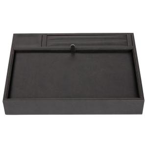 Wholesale Bracelet Jewelry Display Carrying Case , Retangular Black Jewelry Tray from china suppliers