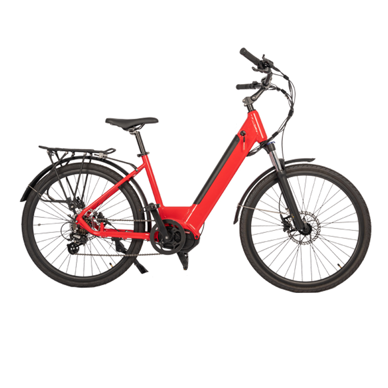 Powerful 250w Electric City Bike with 10.5ah Hidden Battery and Aluminimum Alloy Frame
