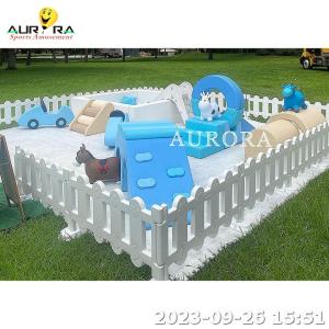 Wholesale Soft Play Sets Playground Outdoor White Blue Inflatable Soft Play Equipment from china suppliers