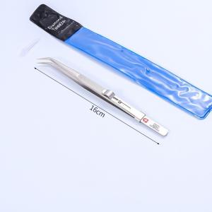 Wholesale Stainless Steel Jewelry Tools Lockable Pointed Elbow Anti Slip Tweezers from china suppliers