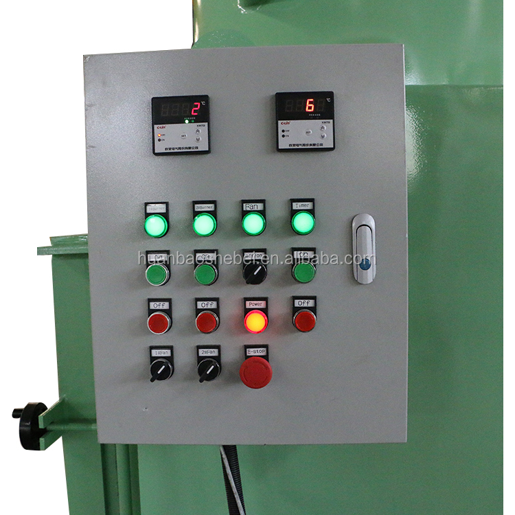 Field Maintenance Dual Chambers Incinerator for 300-500kgs Dead Chickens Silver/Blue
