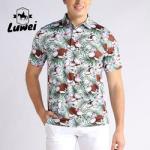 Spring Sublimated Embroidery Polo Shirts Polyester Formal Short Sleeve