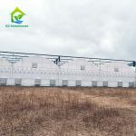 Tropical Agricultural PE Plastic UV Resistant Film Multi Span Greenhouse For