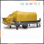 Mini Hydraulic Concrete Mixer Pump , Trailer Mounted Electric Concrete Pump