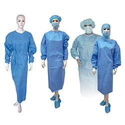 Wholesale S-4xl Non Woven Surgical Gown , Disposable Dust Suits With Silk Printing Logo from china suppliers