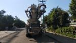 300KW Zoomlion Concrete Boom Truck , Boom Pump Truck Well Maintenanced