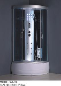 China 1200 x 800 shower enclosures quadrant Aluminium Rails / Profiles small shower cubicle on sale