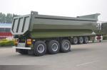 Tandem Tipping Military Industrial Dump Truck For Heavy Duty Transportation
