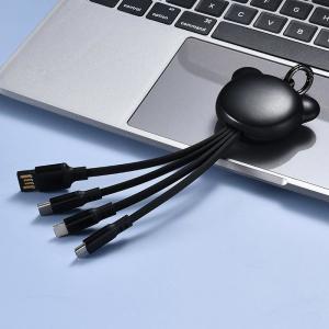 Wholesale Custom Length 16cm Multiple USB Charger Cable Universal Keychain from china suppliers