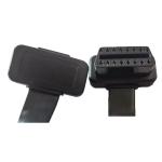 Flat GPS Cable 16 Pin Obd J1962 , Male To Dual Female Obd2 Scan Cable
