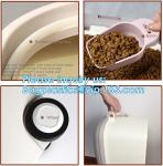 Pet Food Storage Container - 8 Quart Capacity Bird Seed Container & Dog Food