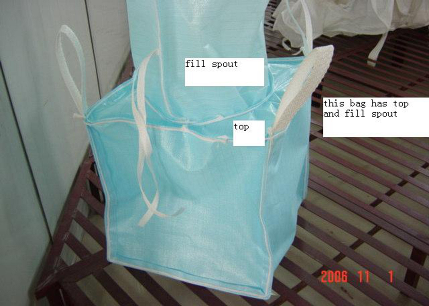 Durable Solid Polypropylene Jumbo Bags For Sand Or Cement Packaging