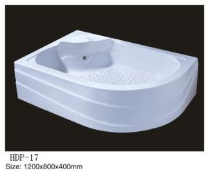 Wholesale Acrylic shower tray, shower basin,acrylic shower base HDP-17 1200X800X400 from china suppliers