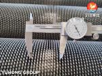 High Frequency Welding Fin Tube Serrated Type ASTM A312 TP304H For Power Plant
