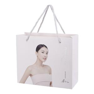 Wholesale Shopping Packaging Laminated C1S Art Paper Tote Bags Custom Logo from china suppliers