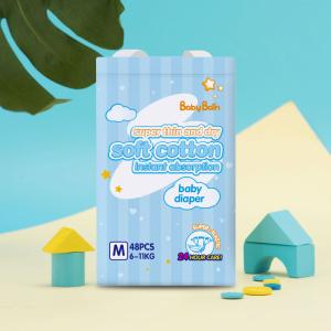 Wholesale 3D Anti Leak Non Woven Disposable Baby Diapers Soft Breathable from china suppliers
