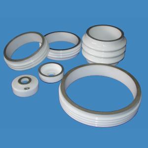 Wholesale Medical Accelerators Metallized Ceramic Insulator , Alumina Ceramic Liner Ring from china suppliers