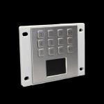 304 Stainless Steel IK07 Industrial Keyboard With Touchpad