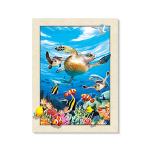 Horses Running Design 3D Animal Pictures Home Decoration 3D Picture Frame