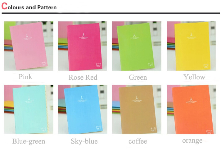 Custom colorful school book EB-001