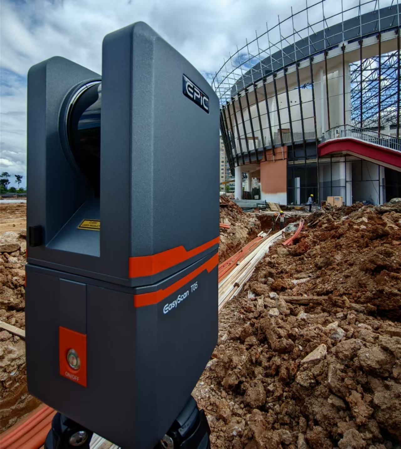 Terrestrial 3D Laser Scanner LiDAR EasyScan T05 Construction 2D 3D Measurement