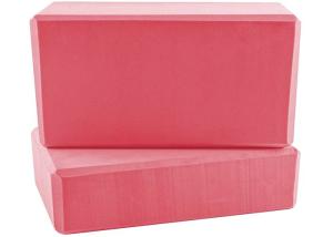 Wholesale Pink Color Eco Friendly Yoga Blocks , High Density Eva Foam Blocks Shock Absorbing from china suppliers