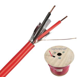 Wholesale Copper Conductor 1.5mm 2 Core Shielded Red Fire Alarm Cable TC CU CCA BS 6387 Standard from china suppliers