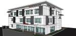 Sound Insulation Slope Roof Villa Multi Storey Light Steel Gauge House For