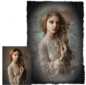 Wholesale Hand Painted Reproductions Figure And Portrait Painting Wall Art Oil Painting Custom from china suppliers