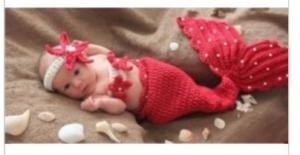 Wholesale Baby Photography Prop Crochet Knitted Baby Hats Girl Boy Baby Costume Mermaid style from china suppliers