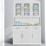 Cold Rolled Steel Medicine Display Cabinet H1800*W1200*D500mm Electrostatic