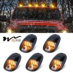 Amber Led Roof Marker Lights 5Pcs Smoke Lens Ford 1999-2016 F150 F250