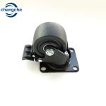 2 Inches Top Plate Caster Extra Width Black Metal Swivel Plate Caster Wheels
