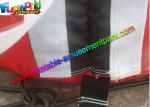 UV-treated PVC Coated Nylon Outdoor Inflatable Party Tent Red / Black