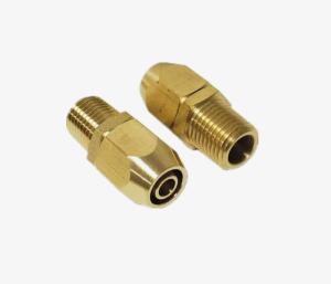 Wholesale Premium Solid Brass Pneumatics 1/4&quot; Barb Fitting For 1/4-Inch ID Polyurethane Air Hose from china suppliers