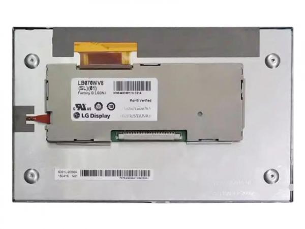 LB070WV8-SL02 LG Display 7" 800(RGB)×480, WVGA 133PPI, 450 cd/m² INDUSTRIAL LCD