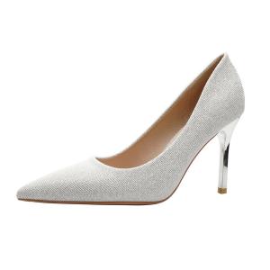 Wholesale 8666-3 Korean Fashion Pointy Pumps High Heels Nightclub Slim Sequin Sexy Women'S Single Shoes Stiletto Women'S Shoes from china suppliers